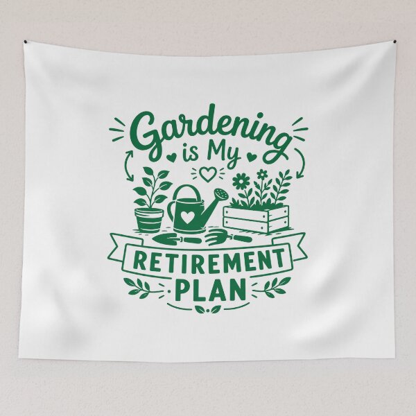 Item preview, Gardening is My Retirement Plan designed and sold by gunaone-design.