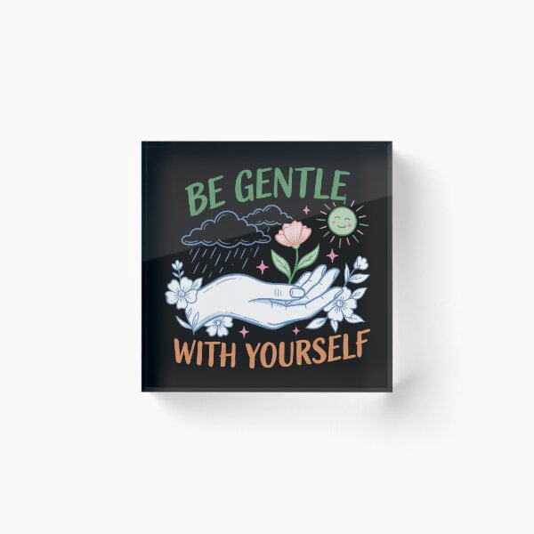 Item preview, Gentle Reminder with Hand and Flowers designed and sold by abieran.