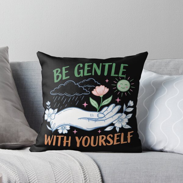 Item preview, Gentle Reminder with Hand and Flowers designed and sold by abieran.