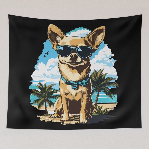 Item preview, Cool Chihuahua Beach Vibes designed and sold by ClubVacay.