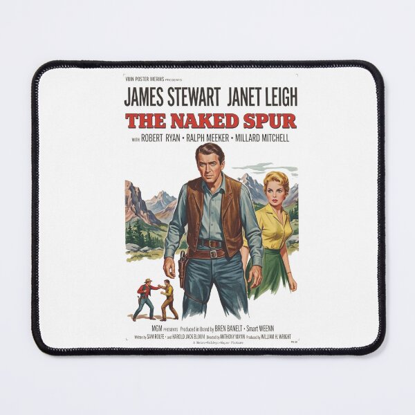 Item preview, The Naked Spur Vintage Western Poster Art | Classic James Stewart Inspired Retro Movie Design designed and sold by Mahilis.