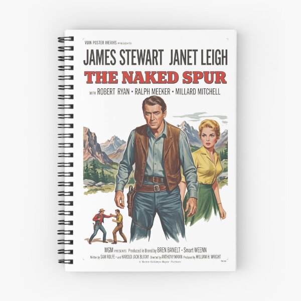 Item preview, The Naked Spur Vintage Western Poster Art | Classic James Stewart Inspired Retro Movie Design designed and sold by Mahilis.