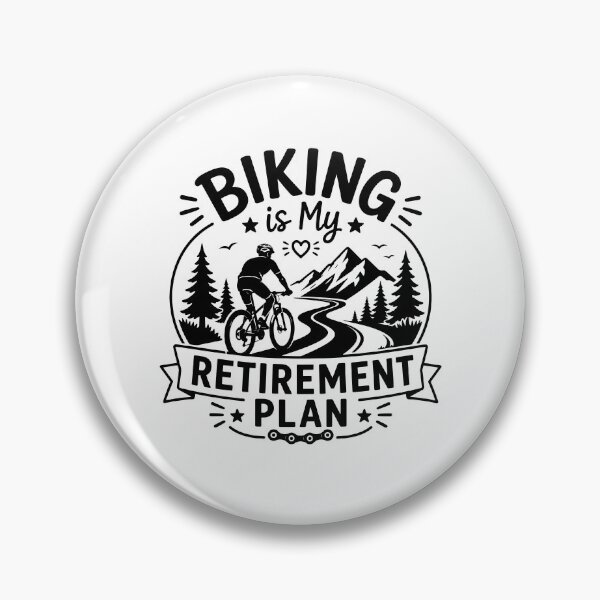Item preview, Biking Is My Retirement Plan designed and sold by gunaone-design.
