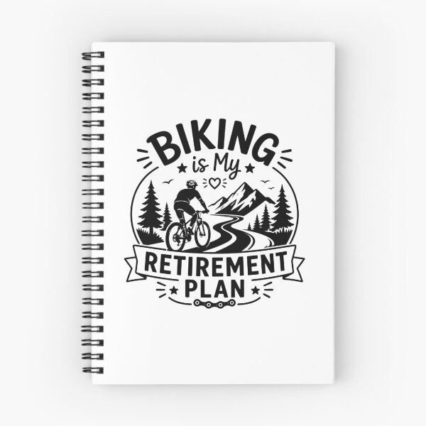 Item preview, Biking Is My Retirement Plan designed and sold by gunaone-design.