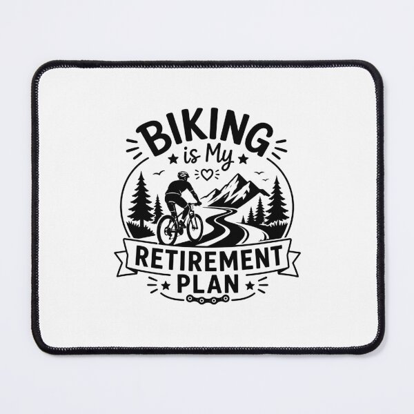 Item preview, Biking Is My Retirement Plan designed and sold by gunaone-design.