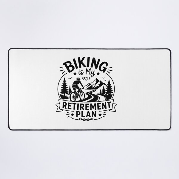 Item preview, Biking Is My Retirement Plan designed and sold by gunaone-design.