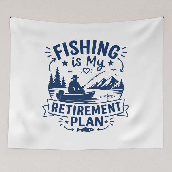 Item preview, Fishing Is My Retirement Plan designed and sold by gunaone-design.