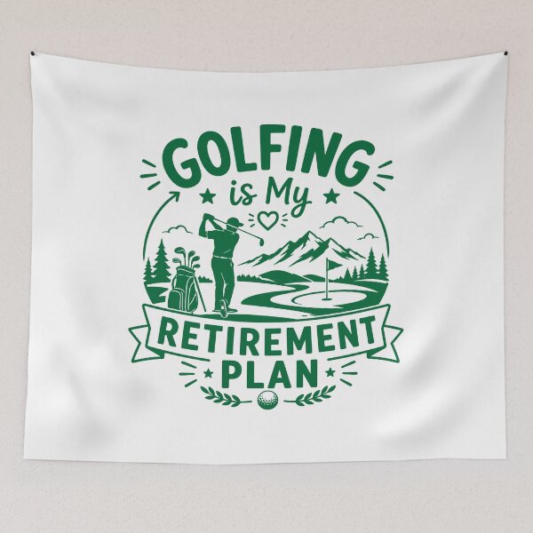 Item preview, Golfing Is My Retirement Plan designed and sold by gunaone-design.