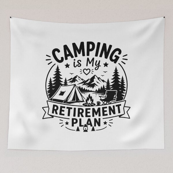 Item preview, Camping Is My Retirement Plan designed and sold by gunaone-design.