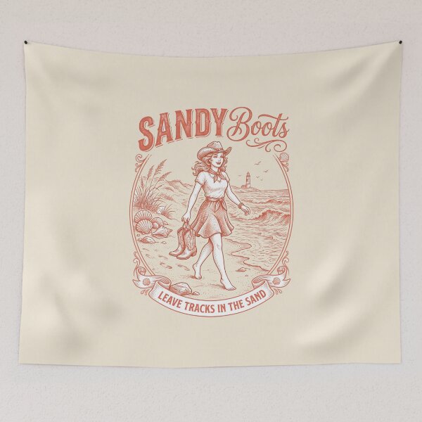 Item preview, Sandy Boots – Coastal Cowgirl Beach Design designed and sold by Sea Gem.
