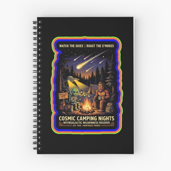 Item preview, Alien Bigfoot Campfire  designed and sold by WoodburyLake.