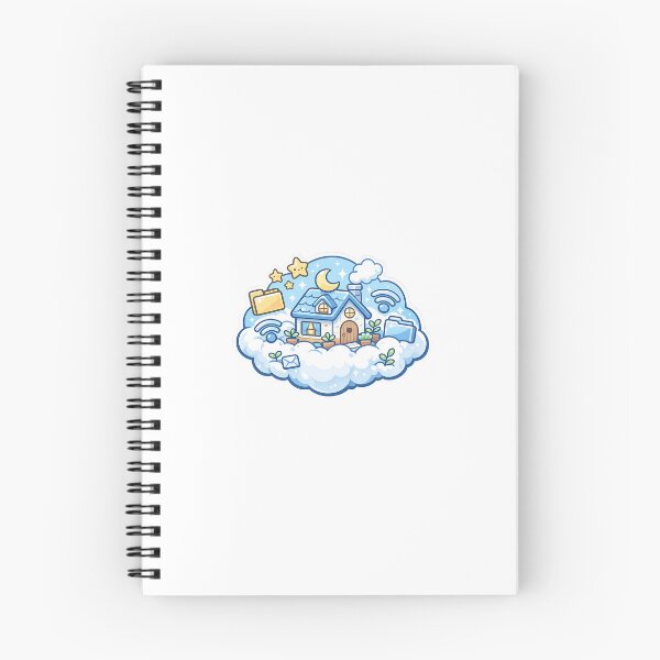 Item preview, Cloud Storage Sticker Kawaii Tech Aesthetic for Students, Remote Workers & Digital Creators designed and sold by CutePrintCorner.