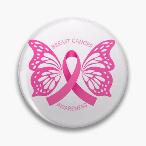Item preview, Pink Ribbon Butterfly Breast Cancer Awareness Mosaic Dot Art designed and sold by HamadaArtivio1.
