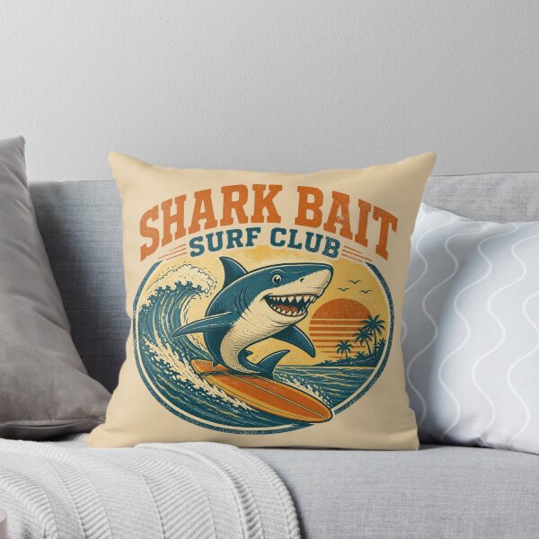 Item preview, Shark Bait Surf Club Vintage 70s Retro Emblem designed and sold by VINTAGE BY LAMBERTINY .