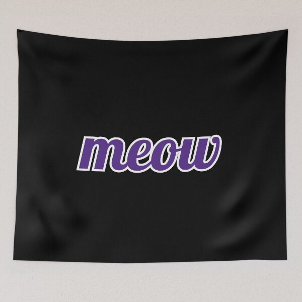 Item preview, Meow - Kansas colors inverted designed and sold by titanic415.