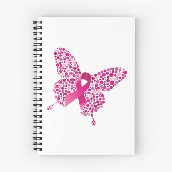 Item preview, Pink Ribbon Butterfly Breast Cancer Awareness Mosaic Dot Art designed and sold by HamadaArtivio1.