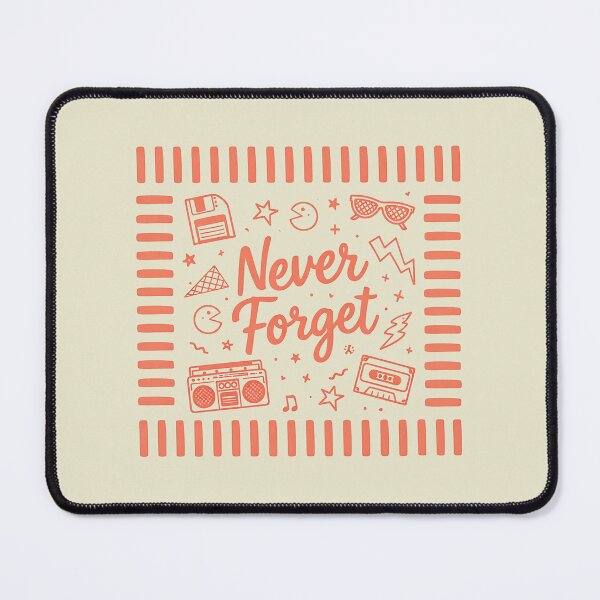 Item preview, Never Forget Retro Cozy Nostalgia Typography designed and sold by NosandEdgy.