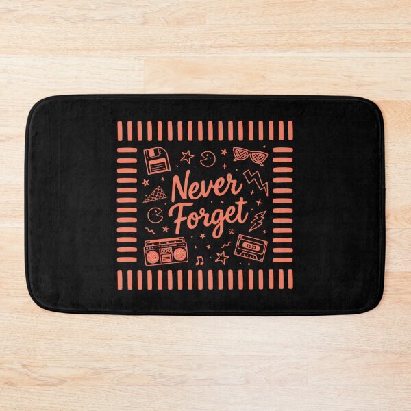 Item preview, Never Forget Retro Cozy Nostalgia Typography designed and sold by NosandEdgy.