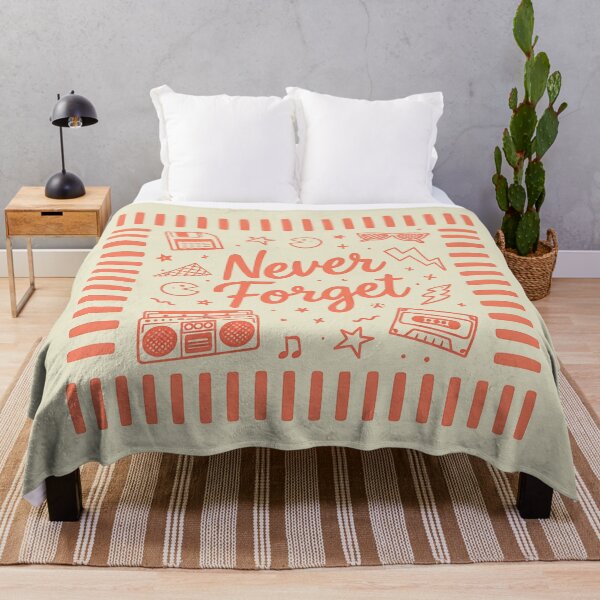 Item preview, Never Forget Retro Cozy Nostalgia Typography designed and sold by NosandEdgy.