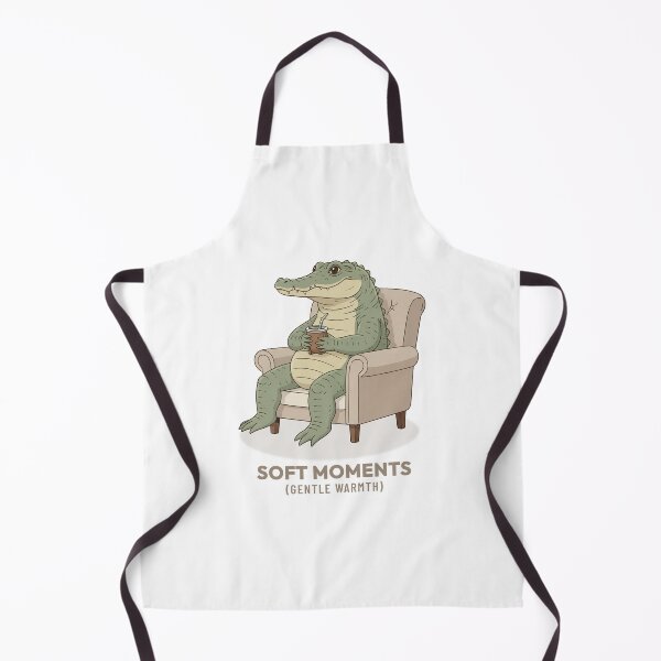 Item preview, Crocodile Drinking Mate Slow Living Vintage Aesthetic designed and sold by COZY VINTAGE animal.