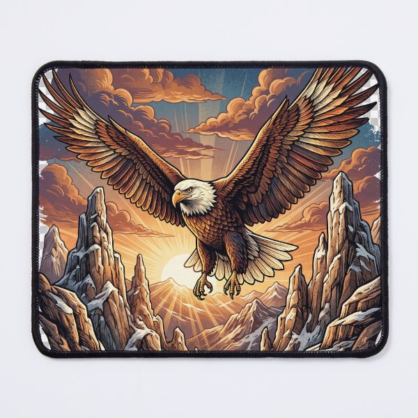 Item preview, Majestic Eagle Mountain Sunrise designed and sold by Origamoart.