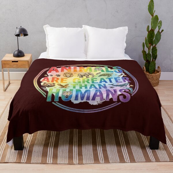 Item preview, Animals Are Greater Than Humans Wildlife Lovers Design designed and sold by Evelashop.