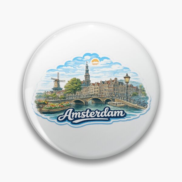 Item preview, Amsterdam Skyline designed and sold by GridiStudio.