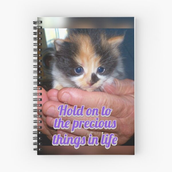 Item preview, Cute Calico Kitten Inspirational Cat Design designed and sold by Blackfire's Witchy Wonders.