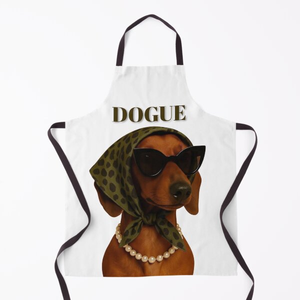 Item preview, Dogue – Chic Dachshund Fashion Icon Design designed and sold by Palette & Hue.