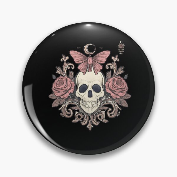 Item preview, Skull and roses  designed and sold by RottenRoseCo..