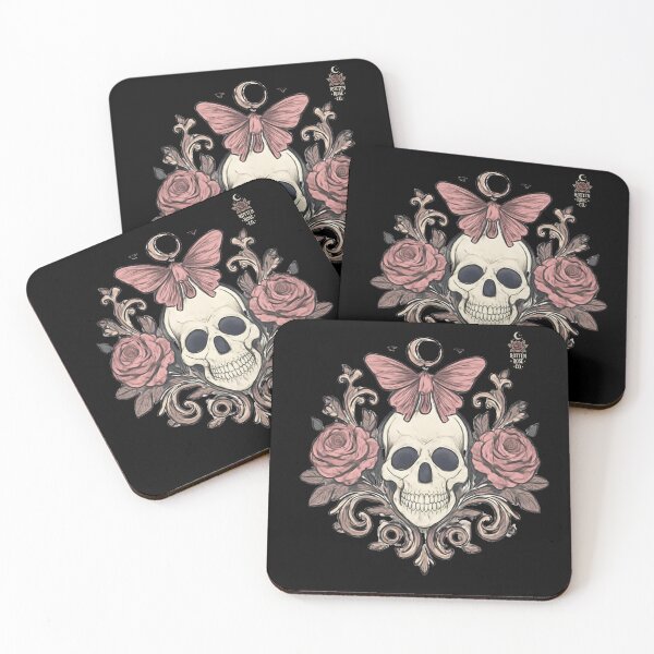 Item preview, Skull and roses  designed and sold by RottenRoseCo..