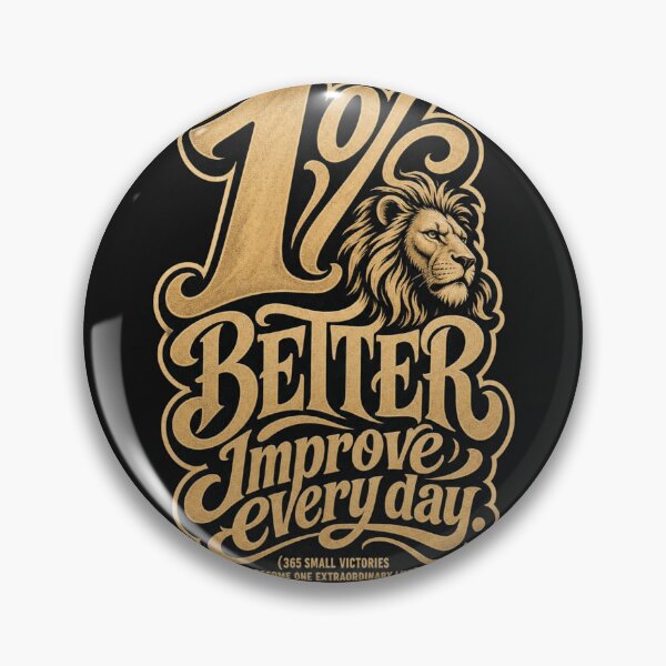 Item preview, 1% Better Daily Growth Feline Graphic designed and sold by Tsugraf Designs.