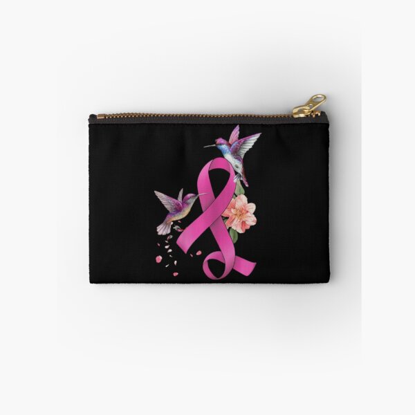 Item preview, Pink Ribbon Hummingbirds Watercolor Awareness Art designed and sold by HamadaArtivio1.