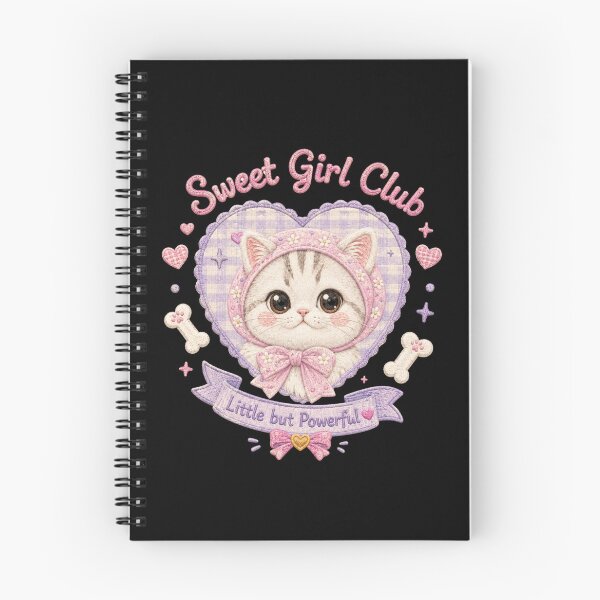 Item preview, Cute Kawaii Cat Sweet Girl Club Patch designed and sold by 0606PM.