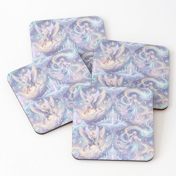 Item preview, Angels Fantasy RPG Pixel Art Seamless Pattern designed and sold by ART ATTACK ZONE.