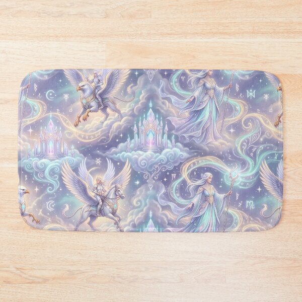 Item preview, Angels Fantasy RPG Pixel Art Seamless Pattern designed and sold by ART ATTACK ZONE.