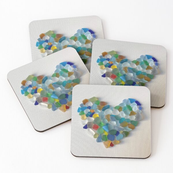Item preview, Seaglass heart designed and sold by Jums-Med.