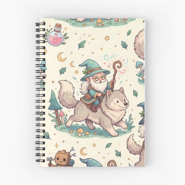 Item preview, Dog Friend Fantasy RPG Pixel Art Seamless Pattern designed and sold by ART ATTACK ZONE.