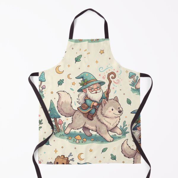 Item preview, Dog Friend Fantasy RPG Pixel Art Seamless Pattern designed and sold by ART ATTACK ZONE.