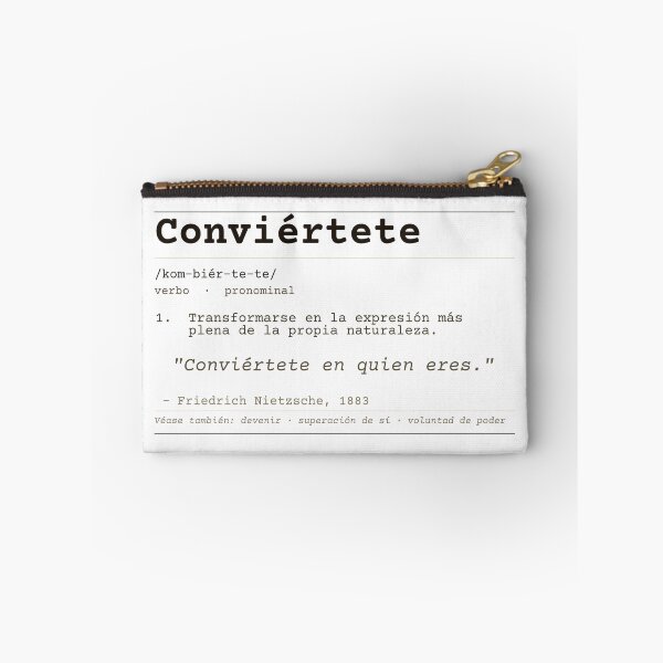 Item preview, Become who you are Nietzsche Claro Spanish dictionary designed and sold by Will-to-Power.