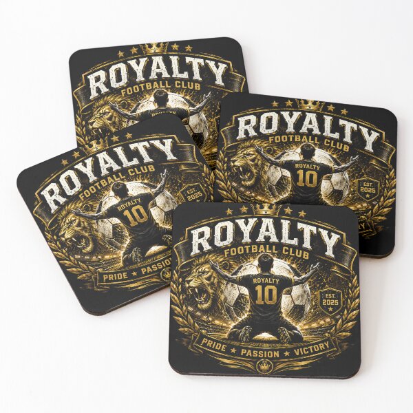 Item preview, Royalty Football Club Lion Champion Vintage Sports Design designed and sold by LegendCourt.