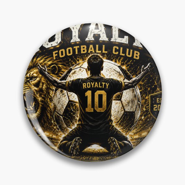 Item preview, Royalty Football Club Lion Champion Vintage Sports Design designed and sold by LegendCourt.