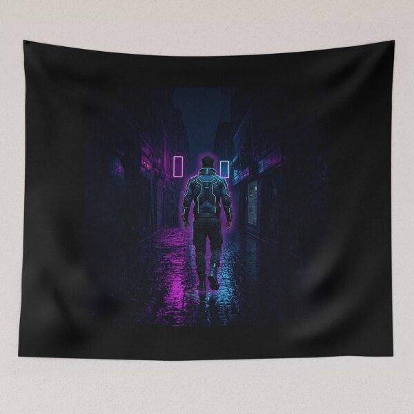 Item preview, Cyberpunk alley designed and sold by PurePurpose.