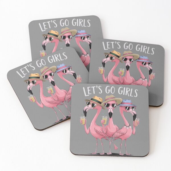 Item preview, Let’s Go Girls – Flamingo Squad Party Design designed and sold by Palette & Hue.