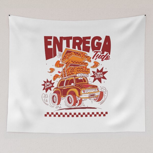 Item preview, Entrega Tudo Entrega De Pizza Monster Truck I designed and sold by RawPivot.