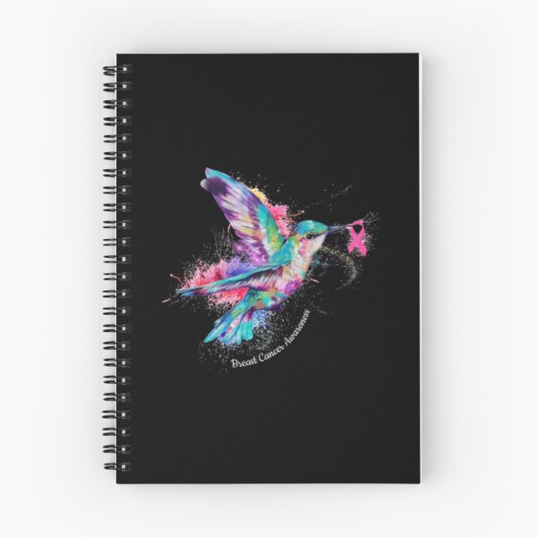 Item preview, Pink Ribbon Hummingbirds Watercolor Awareness Art designed and sold by HamadaArtivio1.