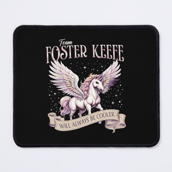 Aperçu de l'œuvre L'équipe Foster Keefe Unicorn sera toujours plus cool - Design de fan de livre fantastique créée et vendue par nojany.