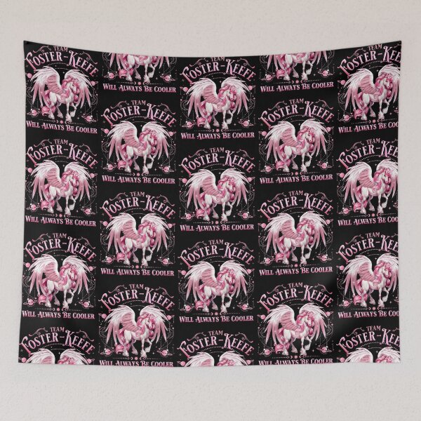 Item preview, Team Foster-Keefe Will Always Be Cooler Unicorn Fantasy Book Fan designed and sold by nojany.
