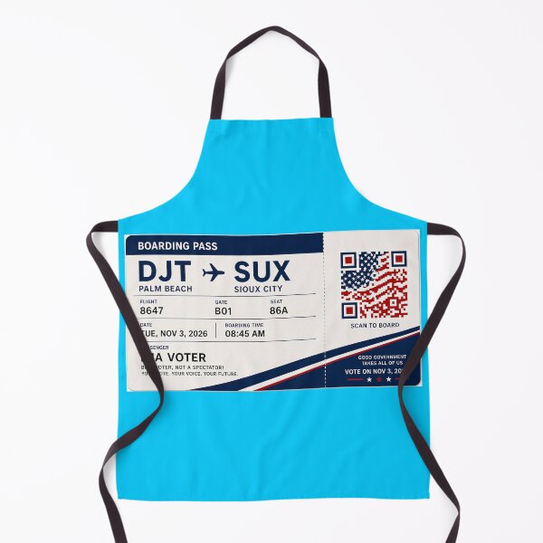 Item preview, ✈️ DJT → SUX Boarding Pass - LAST CALL FOR DEMOCRACY COLLECTION ✈️ - Passenger Ima Voter designed and sold by WheelieGdArt.