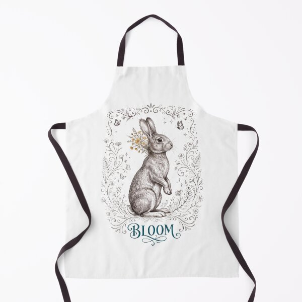 Item preview, Bloom Rabbit | Cute Bunny Floral Aesthetic Design | Spring Cottagecore Animal Lover Gift designed and sold by Softbear Atelier.